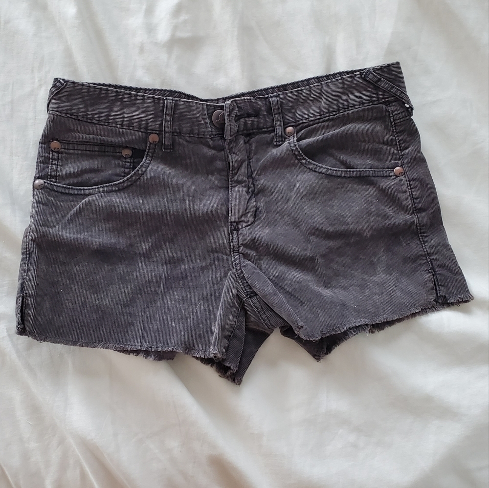 Free People Cut Off Corduroy Short